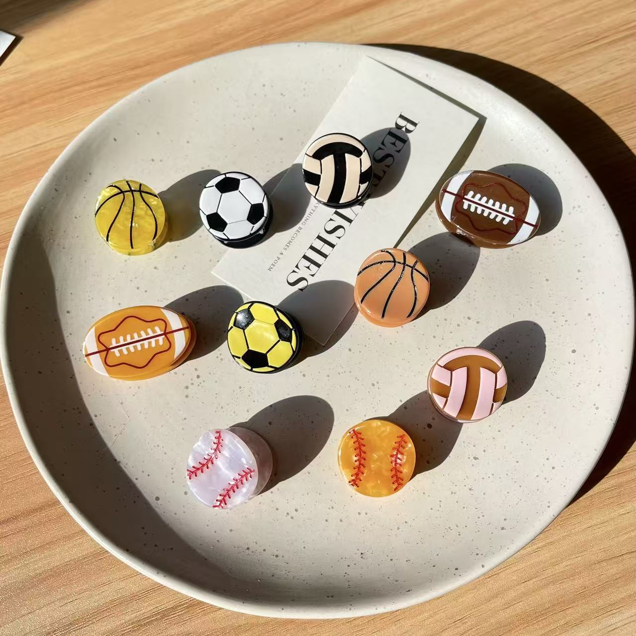 Women'S Volleyball Accessories - Милые спортивные заколки для волос в