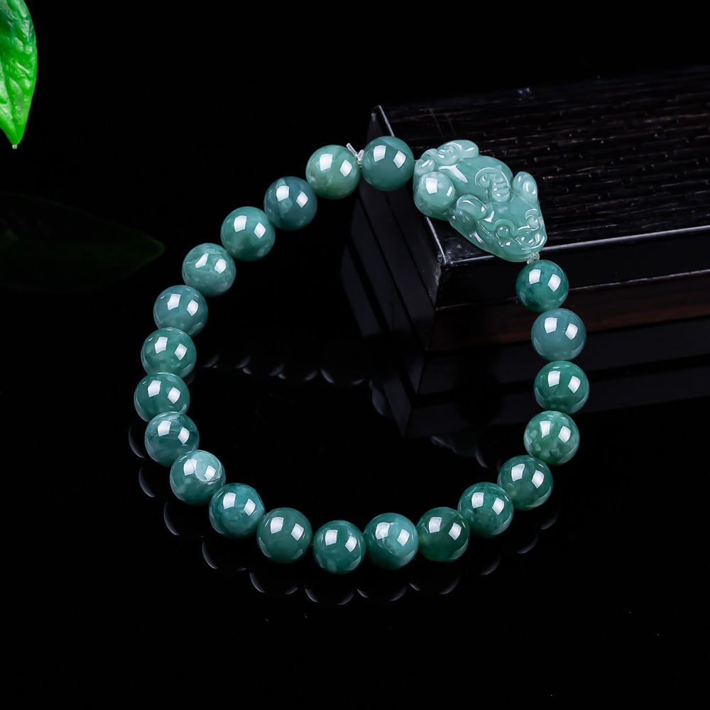 Accessories Woman - Натуральный браслет из бирманского жадеита с