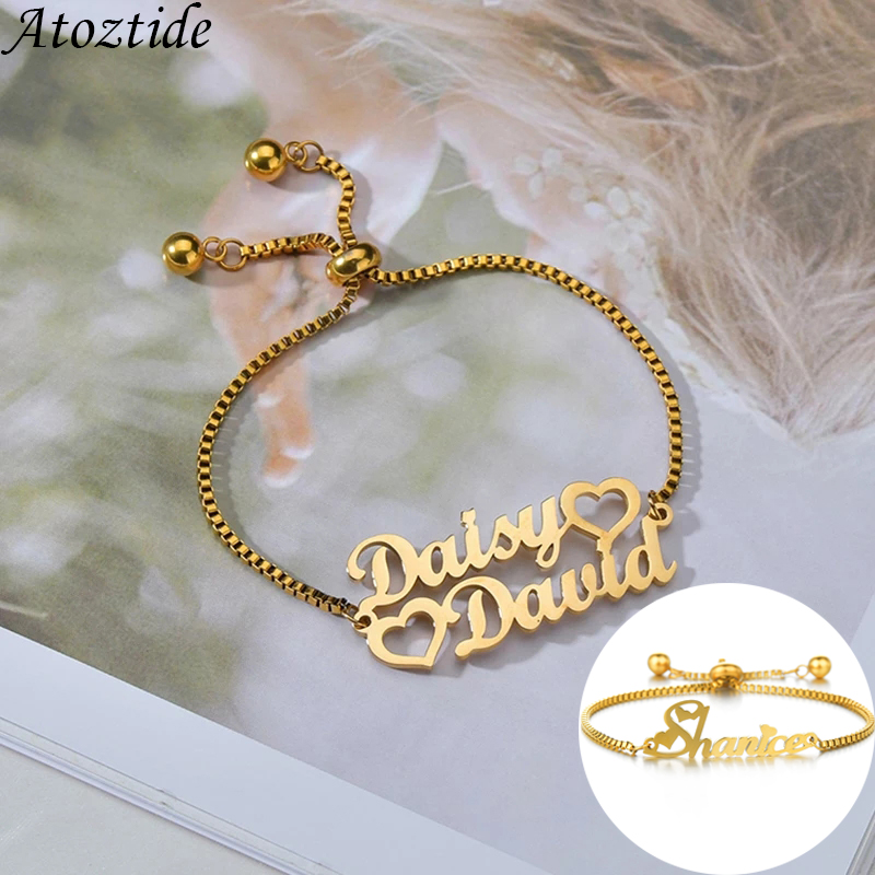 Women Accessories Gift Box - Браслет женский Atoztide, из нержавеющей стали,