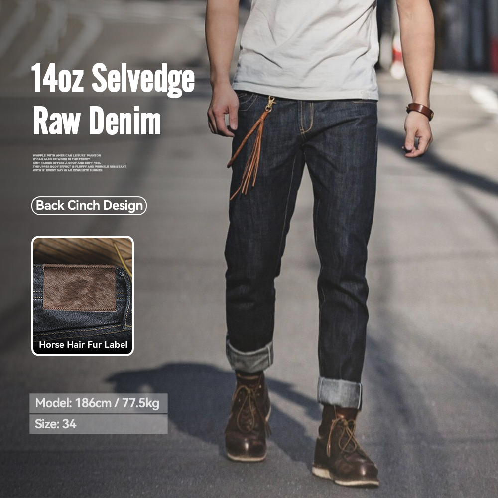 Levis Jeans 501 - Винтажные мужские джинсы Maden из необработанной