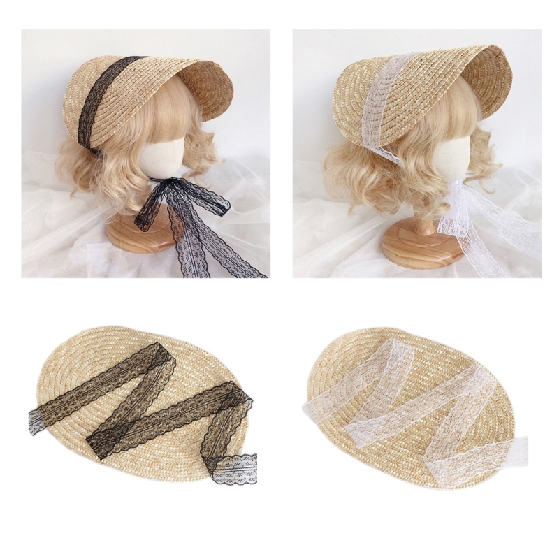 Women'S Victorian Accessories - Соломенная шляпа для девочек-подростков, солнцезащитная кепка