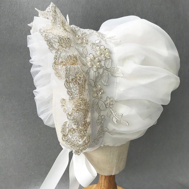 Women'S Victorian Accessories - Викторианский капот с оборками, деревенская кепка,