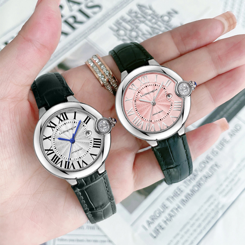 Women'S Accessories To Wear With Watch - Легкие роскошные женские кварцевые часы с