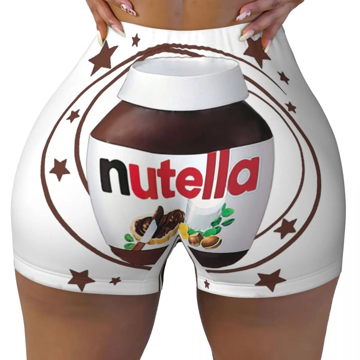 Women'S Volleyball Accessories - Изготовленные на заказ байкерские шорты Nutella