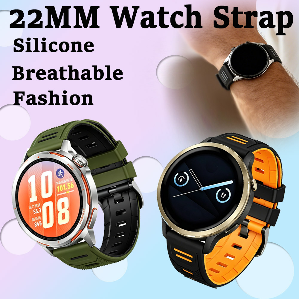 Women'S Accessories To Wear With Watch - Силиконовый ремешок для часов 22 мм,