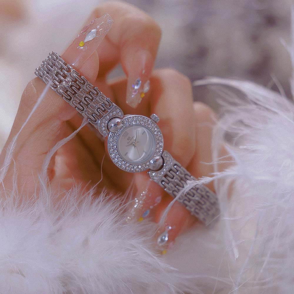 Women'S Accessories To Wear With Watch - Минималистичные женские часы BS из серебра,