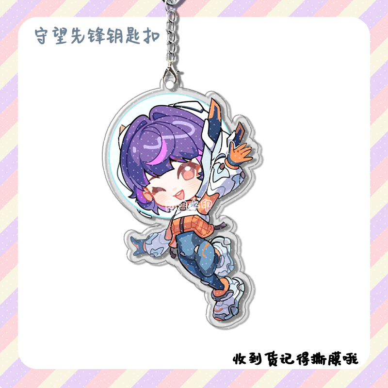 4 шт., аниме-игра Overwatch Co – обзор и цена Women'S Keychain Accessories