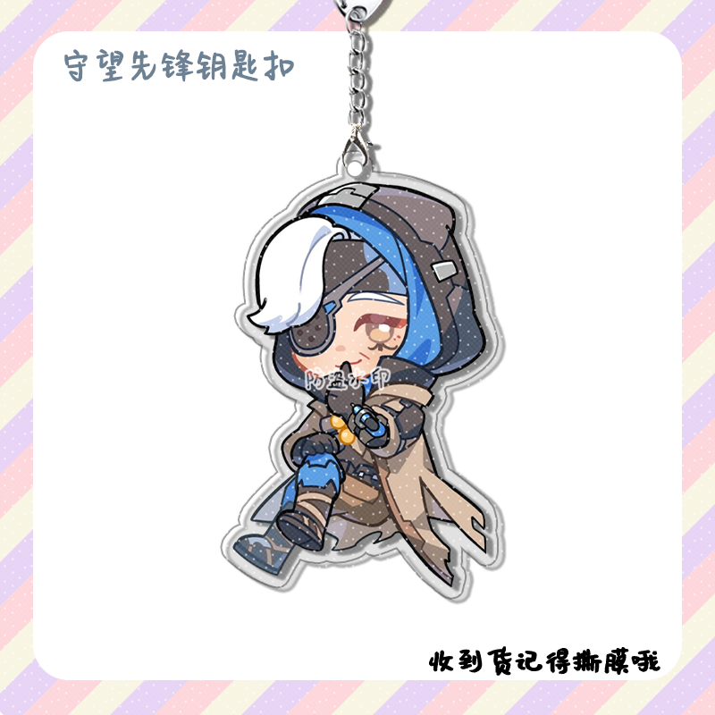 4 шт., аниме-игра Overwatch Co – обзор и цена Women'S Keychain Accessories