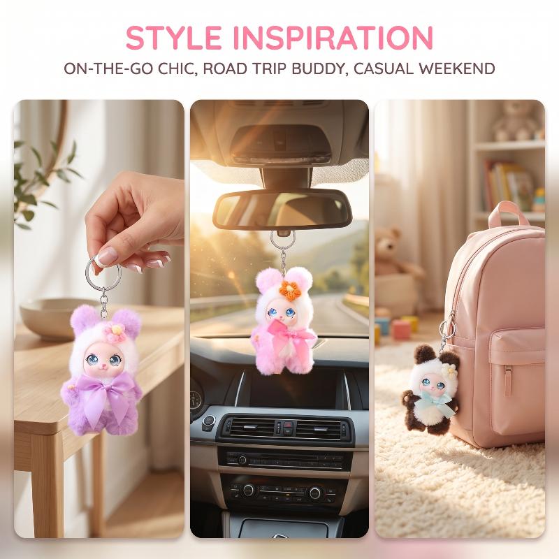 Милый плюшевый брелок в виде ж – обзор и цена Women'S Keychain Accessories