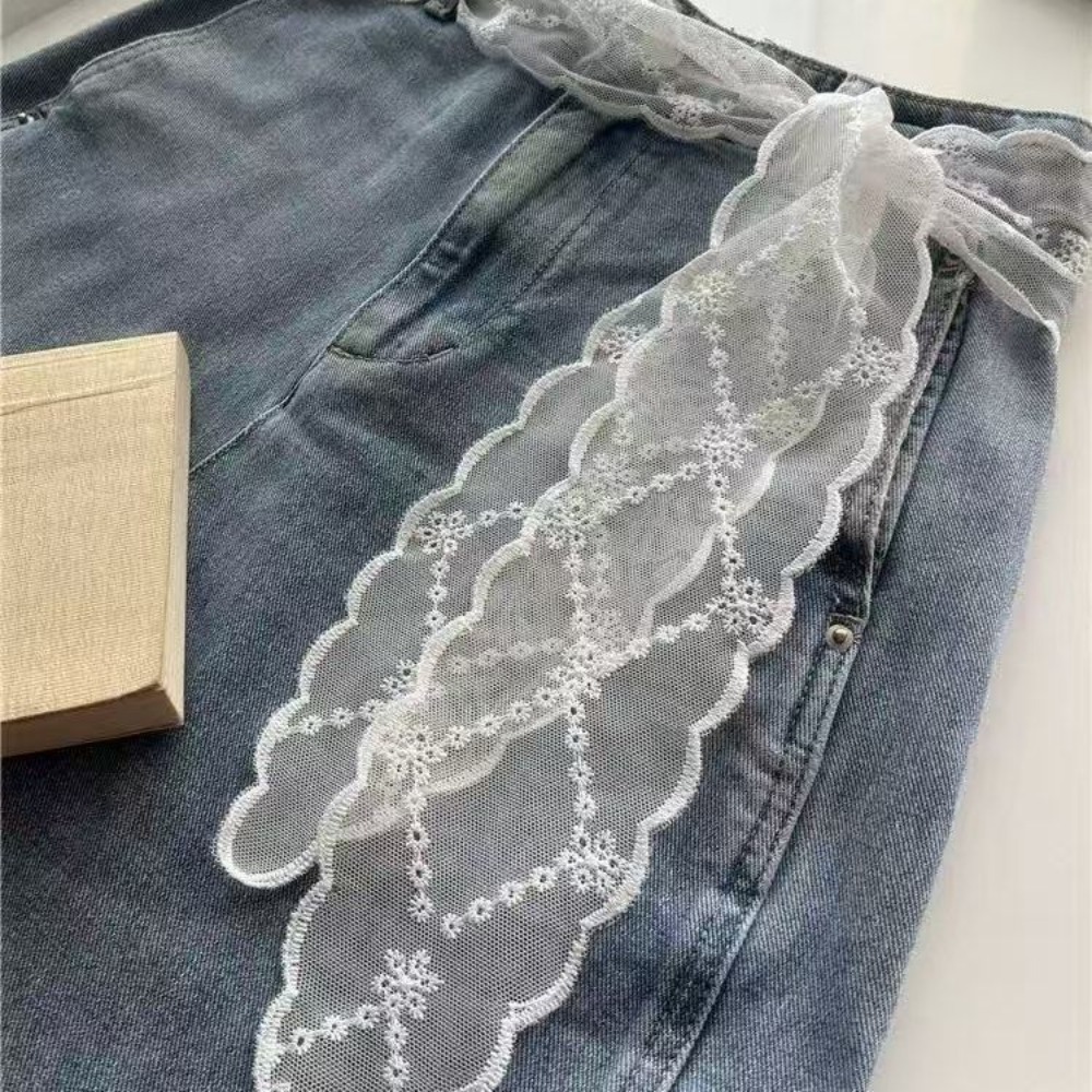 Нежный белый кружевной пояс дл – обзор и цена Accessories Woman
