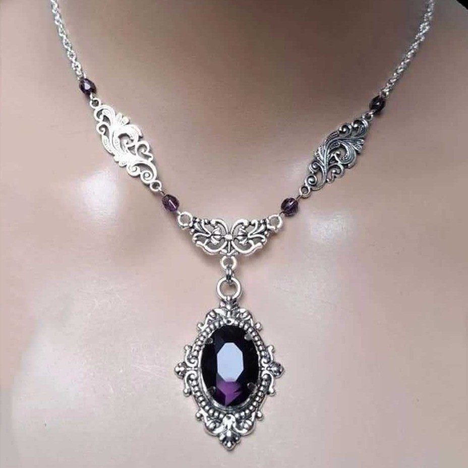 Фиолетовое волшебное ожерелье  – обзор и цена Women'S Victorian Accessories