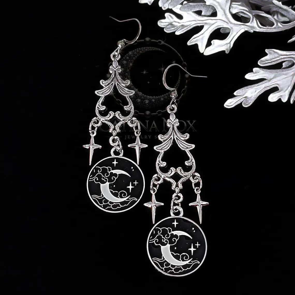 Серьги Moon Magic, готические  – обзор и цена Women'S Victorian Accessories