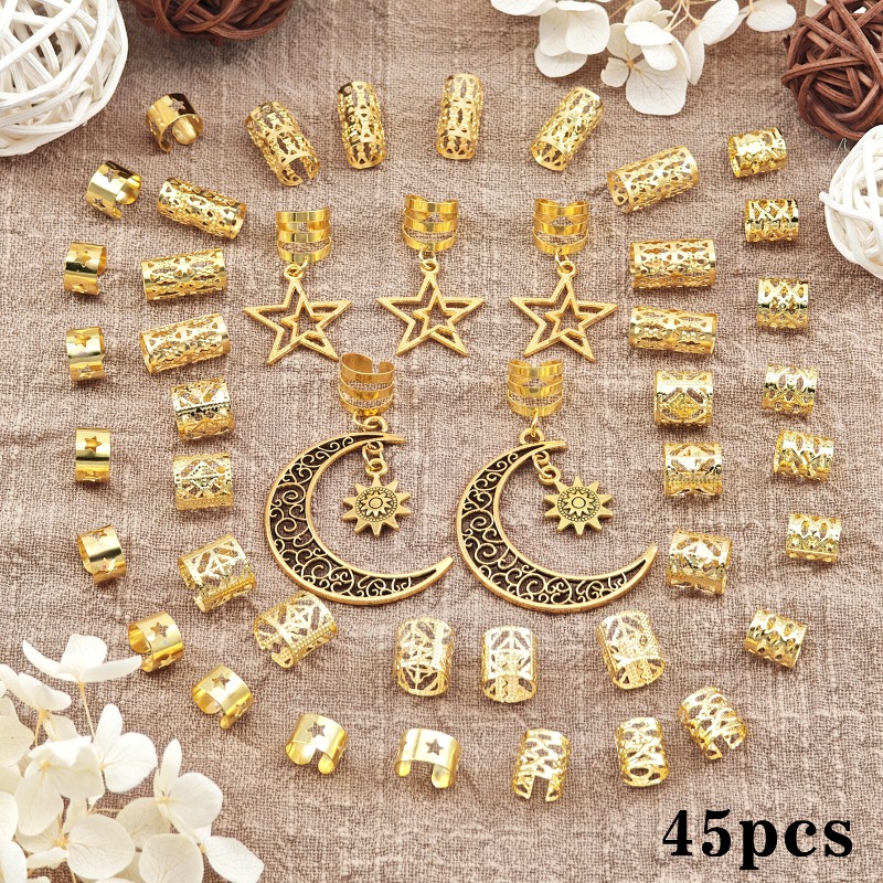 Набор из 45 колец для дредов и – обзор и цена Women'S African Accessories